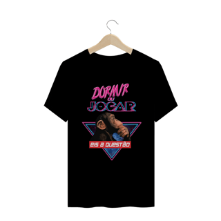 T-shirt Monkey Dormir ou Jogar