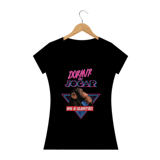 T-shirt Monkey Jogar ou Dormir
