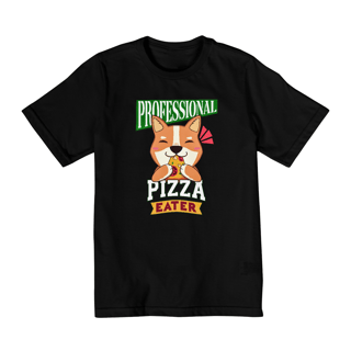 Nome do produto Camiseta Infantil Comedor de Pizza Profissional