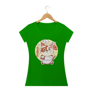 Nome do produto T-shirt Feminina Cat Powered By Ramen
