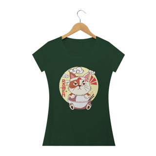 Nome do produto T-shirt Feminina Cat Powered By Ramen