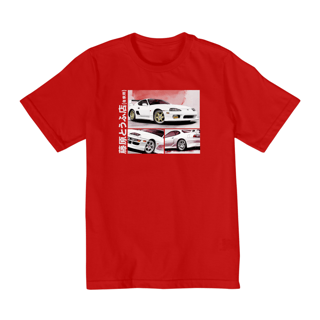Nome do produto Camiseta Infantil Carro Clássic Toyota Supra Tam. 10 ao 14