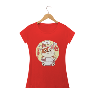 Nome do produto T-shirt Feminina Cat Powered By Ramen