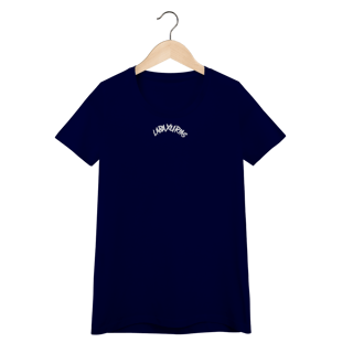 Nome do produto Baby Look Logo Labaxurias Pequeno Centralizado