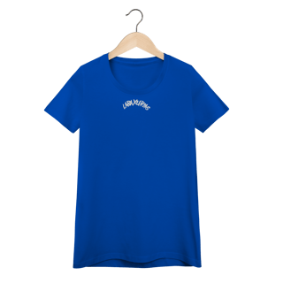 Nome do produto Baby Look Logo Labaxurias Pequeno Centralizado