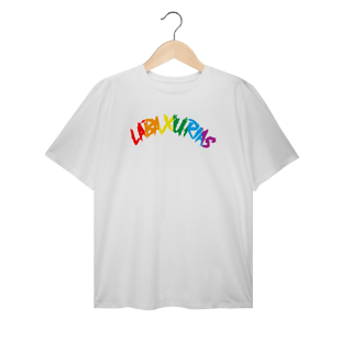 Nome do produto Camiseta Plus Size Logo Labaxurias Orgulho Grande Centralizado