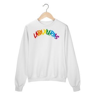 Nome do produto Moletom Fechado Logo Labaxurias Orgulho Grande Centralizado