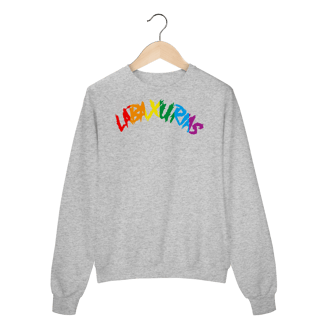 Nome do produto Moletom Fechado Logo Labaxurias Orgulho Grande Centralizado