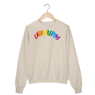 Nome do produto Moletom Fechado Logo Labaxurias Orgulho Grande Centralizado