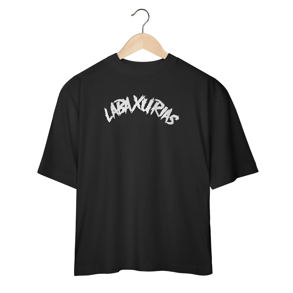 Nome do produto: Oversized Logo Labaxurias Grande Centralizado