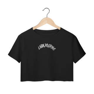 Nome do produto Cropped Logo Labaxurias Médio Centralizado