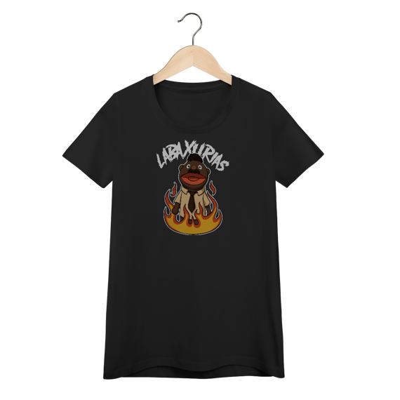 Baby Look Pr. Machado Médio Centralizado