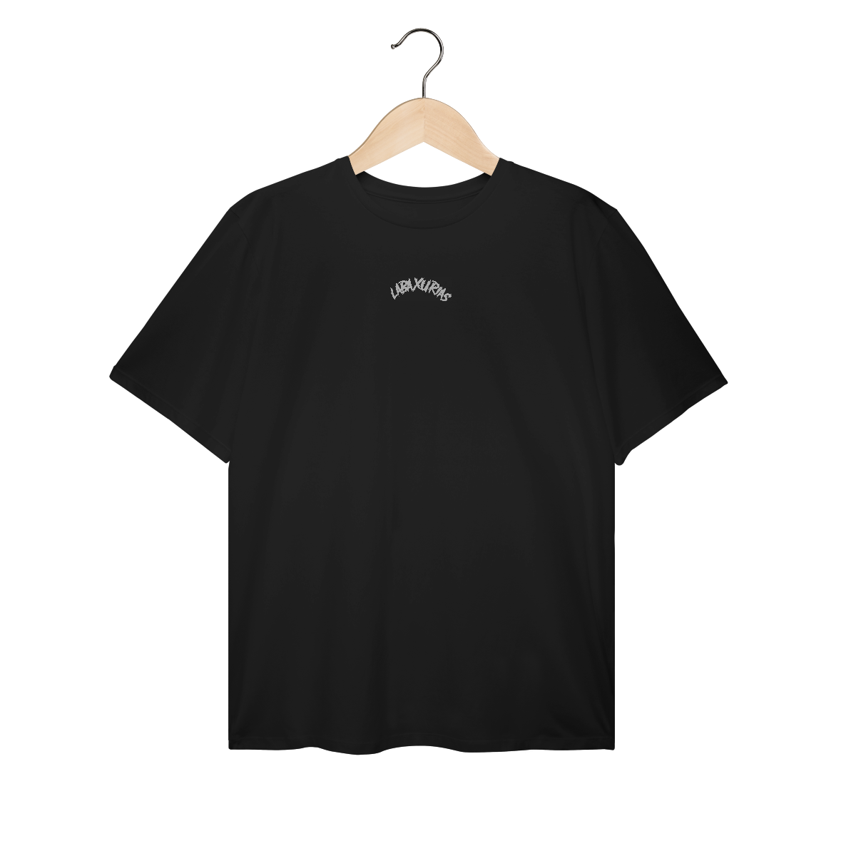 Nome do produto: Camiseta Plus Size Logo Labaxurias Frente PC - Costas GC