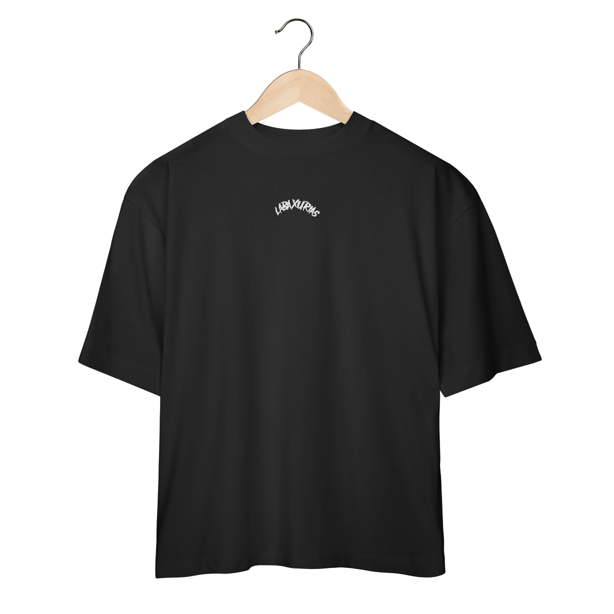 Nome do produto: Oversized Logo Labaxurias Frente PC - Costas GC