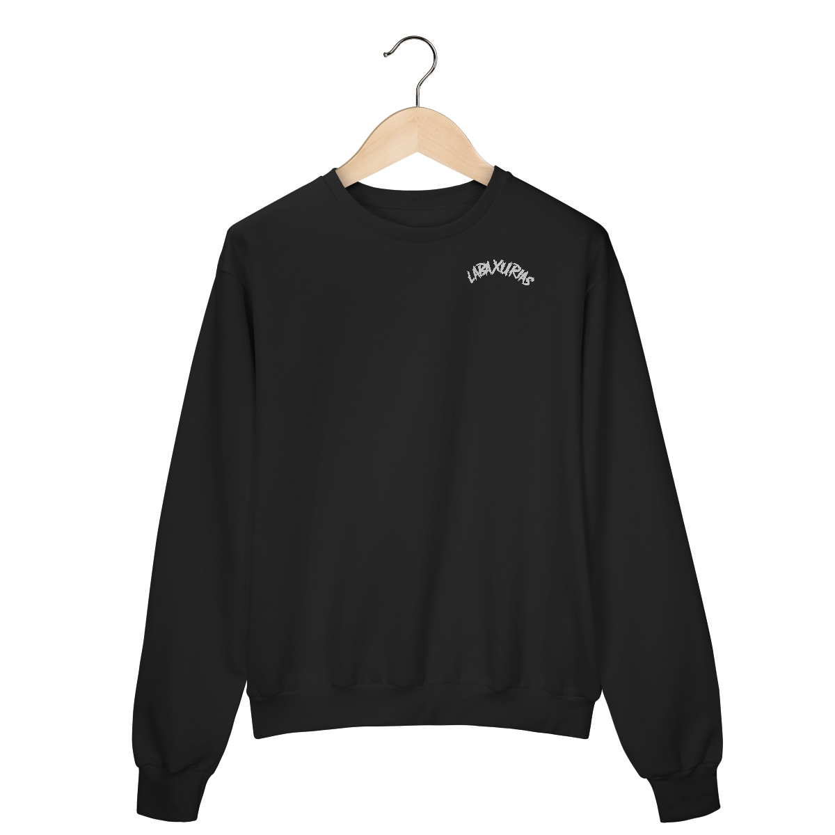 Nome do produto: Moletom Fechado Logo Labaxurias Frente PL - Costas GC