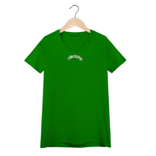 Nome do produto Baby Look Logo Labaxurias Pequeno Centralizado