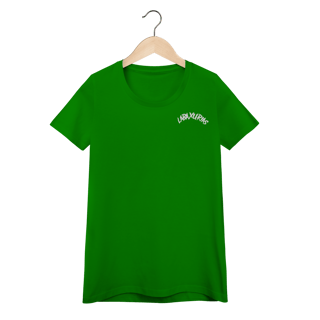 Nome do produto Baby Look Logo Labaxurias Pequeno Lateralizado