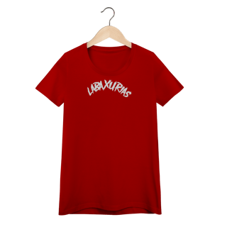 Nome do produto Baby Look Logo Labaxurias Médio Centralizado