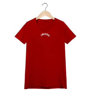 Nome do produto Baby Look Logo Labaxurias Pequeno Centralizado