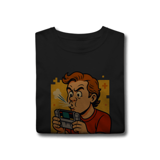 Nome do produto Camiseta Nerd Retrô — Se Assoprar Funciona