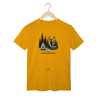 Nome do produto Camiseta Unissex Montana | Estilo Montanha Americana Vintage