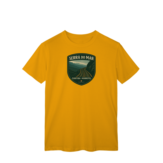 Camiseta Unissex Serra do Mar | Trem Curitiba-Morretes Vintage