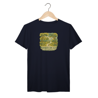 Nome do produto Camiseta Parque da Luz Florianópolis - Histórias, Natureza e O Melhor de Floripa no Peito