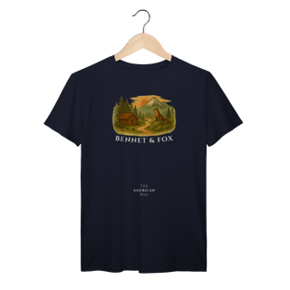 Nome do produto Camiseta Unissex The American Way | Natureza e Liberdade Vintage