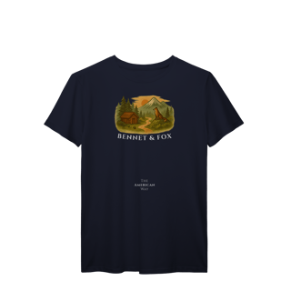 Nome do produto Camiseta Masculina The American Way Prime | Natureza e Liberdade Vintage