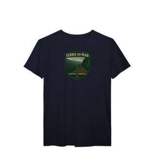 Nome do produto Camiseta Masculina Serra do Mar Prime | Trem Curitiba-Morretes Vintage