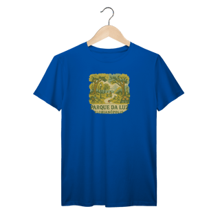 Nome do produto Camiseta Parque da Luz Florianópolis - Histórias, Natureza e O Melhor de Floripa no Peito