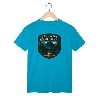 Nome do produto Camiseta Serra da Graciosa | Bennet e Fox – Natureza, Montanha e Paraná