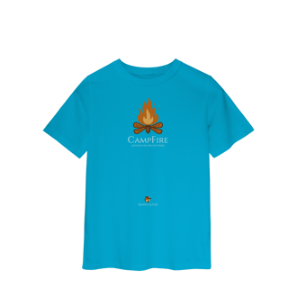 Nome do produto Camiseta Infantil Unissex Acampamento | Algodão Penteado