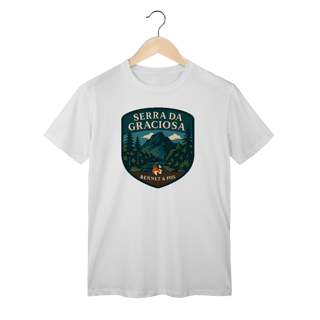 Nome do produto Camiseta Serra da Graciosa | Bennet e Fox – Natureza, Montanha e Paraná