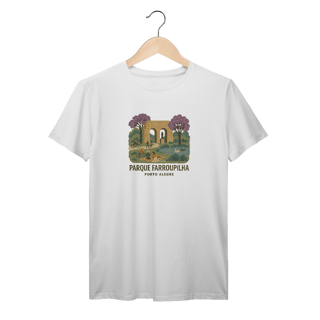 Nome do produto Camiseta Parque Farroupilha Porto Alegre - Memórias, Verde e Tradição Gaúcha