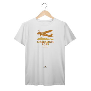 Nome do produto Camiseta Oshkosh 2025 Bennet & Fox - O Espírito das Grandes Aventuras da Aviação