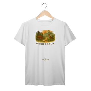 Nome do produto Camiseta Unissex The American Way | Natureza e Liberdade Vintage