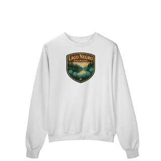 Nome do produto Moletom Unissex Lago Negro Gramado | Flanelado Premium Vintage