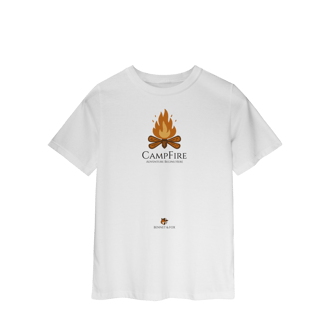 Nome do produto Camiseta Infantil Unissex Acampamento | Algodão Penteado