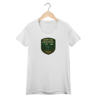 Nome do produto Camiseta Feminina Serra da Graciosa Aventureira | Estrada Cênica Vintage