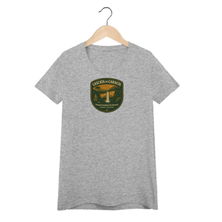 Nome do produto Camiseta Feminina Cascata do Caracol Aventureira | Serra Gaúcha