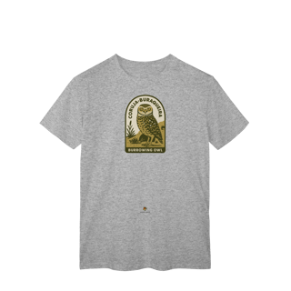 Nome do produto Camiseta Unissex Coruja-Buraqueira | Fauna Brasileira