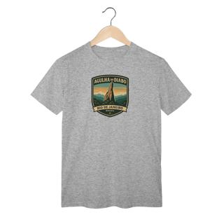 Nome do produto Camiseta Unissex Agulha do Diabo | Escalada Clássica Vintage