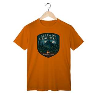 Nome do produto Camiseta Serra da Graciosa | Bennet e Fox – Natureza, Montanha e Paraná