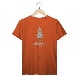 Nome do produto Camiseta Made in Oregon – Douglas Fir, Símbolo do Oregon