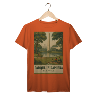 Nome do produto Camiseta Parque Ibirapuera – Nostalgia Paulistana, Estilo Vintage Bennet e Fox