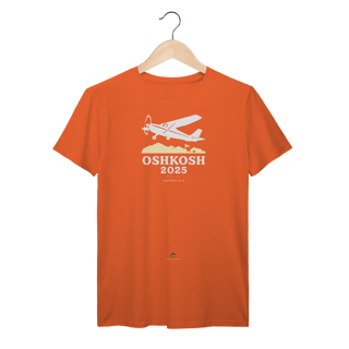 Nome do produto Camiseta Oshkosh 2025 Bennet & Fox - O Espírito das Grandes Aventuras da Aviação