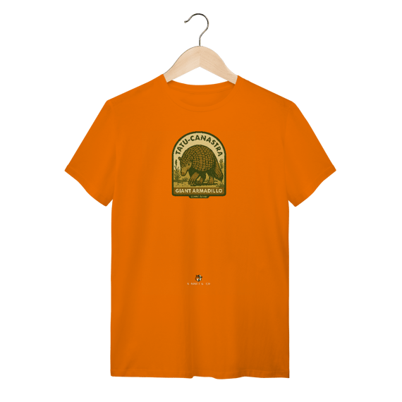 Camiseta Tatu Canastra - Coleção Animais do Brasil Bennet & Fox