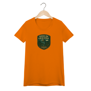 Nome do produto Camiseta Feminina Serra da Graciosa Aventureira | Estrada Cênica Vintage