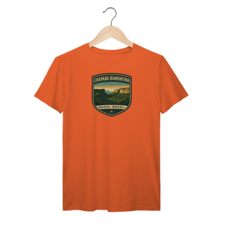 Nome do produto Camiseta Masculina Chapada Diamantina Prime | Trekking Brasil Vintage
